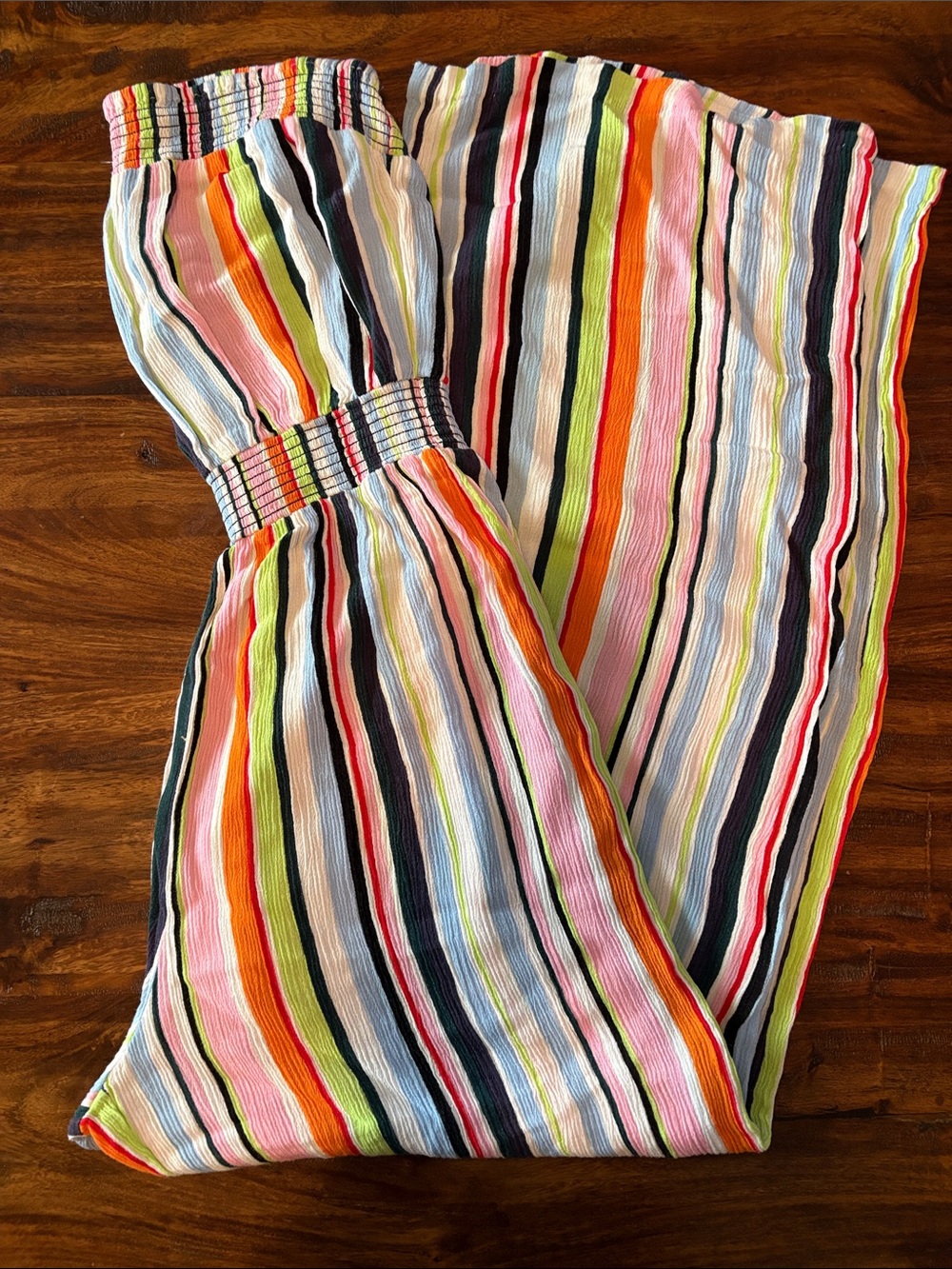 Ladies Multicolor Stripe jumpsuit